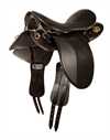 Distance sadel  "Trooper" flot brun str. 18"