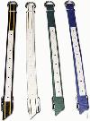 Halsrem - nylon m/l�derforst�rkning - kraftig beslag - lgd. ca. 120 cm. Flere farver.