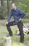 Chaps klassisk western design med frynser.