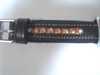 Halsb�nd  m/diamant dekoration   str. 2,2 x 30 cm farve sort. 