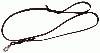 Hundeline - 9mm l�der