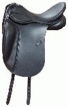 Globus "Clic" dressursadel  demo  str, 17"  bom 34  - farve sort. 