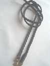 L�derflett�jle (helflet) i god kraftig l�der.  Lgd. ca. 220 cm 