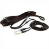 T�mme af rund syntet i enderne m/karabinhage samt web t�mme - 14 meter - sort